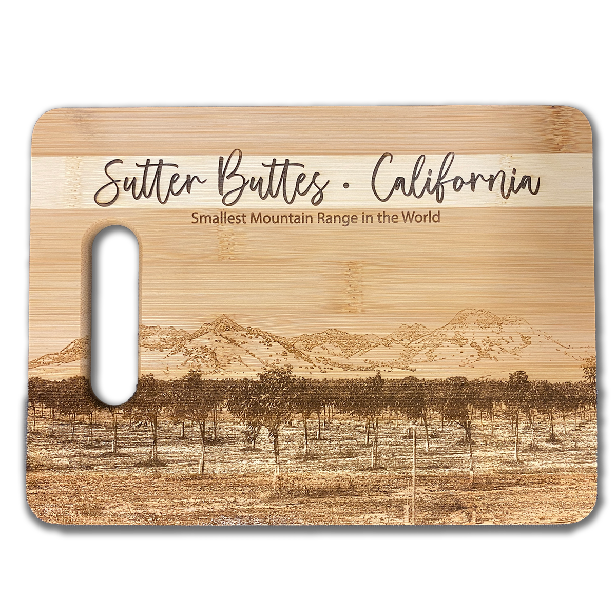 Two-Toned Sutter Buttes Cutting Board