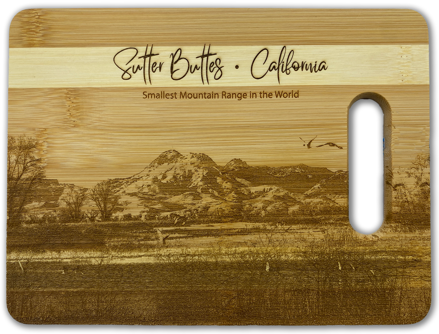 Two-Toned Sutter Buttes Cutting Board